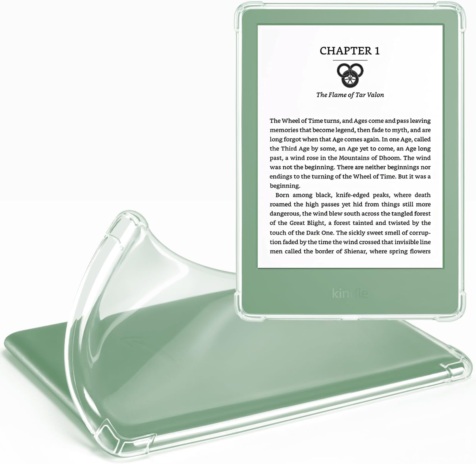 CoBak Clear Case for 6" Kindle 11th Generation 2022 - Ultra-Slim Soft TPU Transparent Cover, Lightweight & Durable Protection