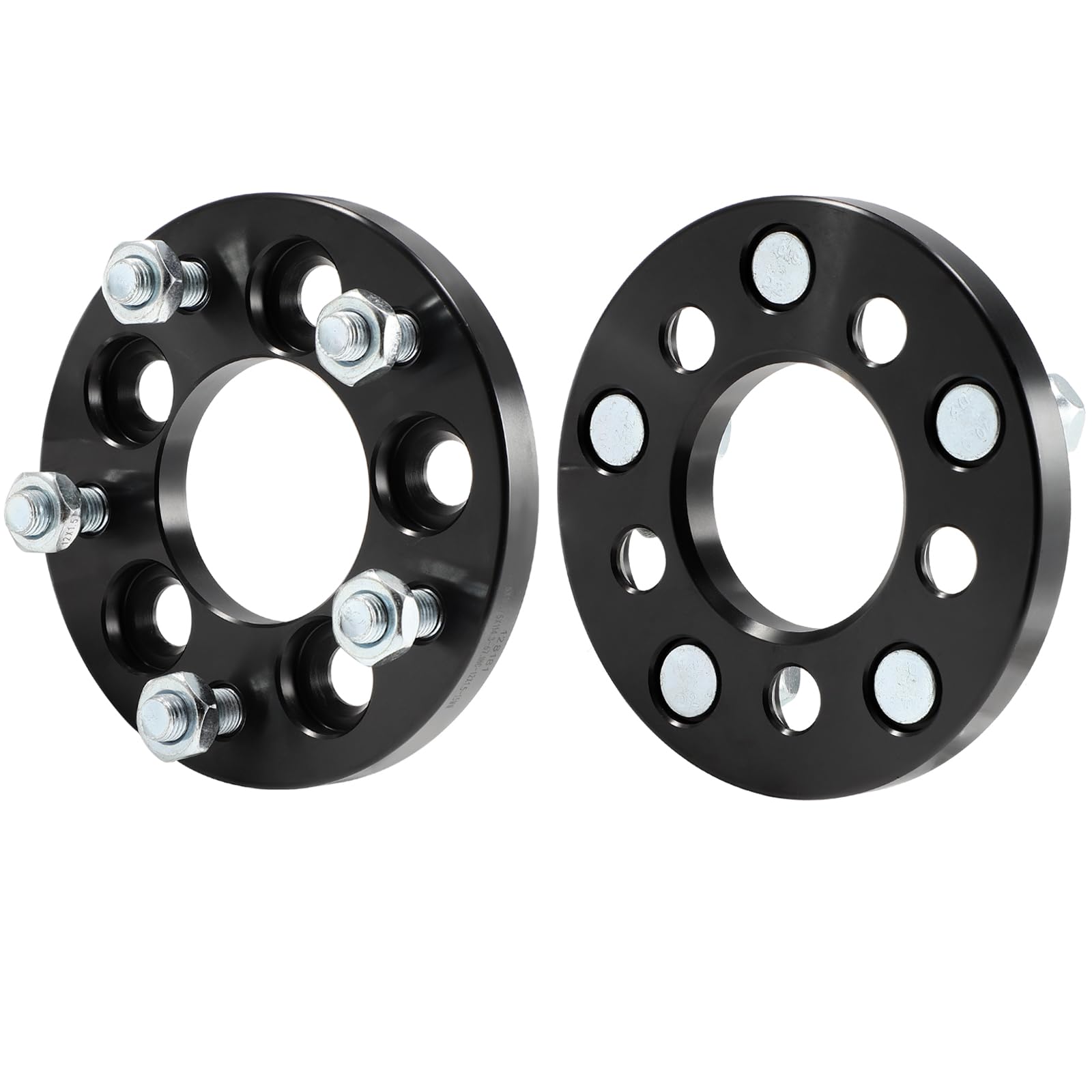 SCITOO 2pcs 5x100 to 5x114.3 Wheel adapters 15mm Bore 67.1mm Studs 12x1.5 5Lug Wheel Spacers No Hubcentric Fit for Camry 1986-1991, for Celica 1993-2005, for Corolla 2003-2022, for Matrix 2003-2013