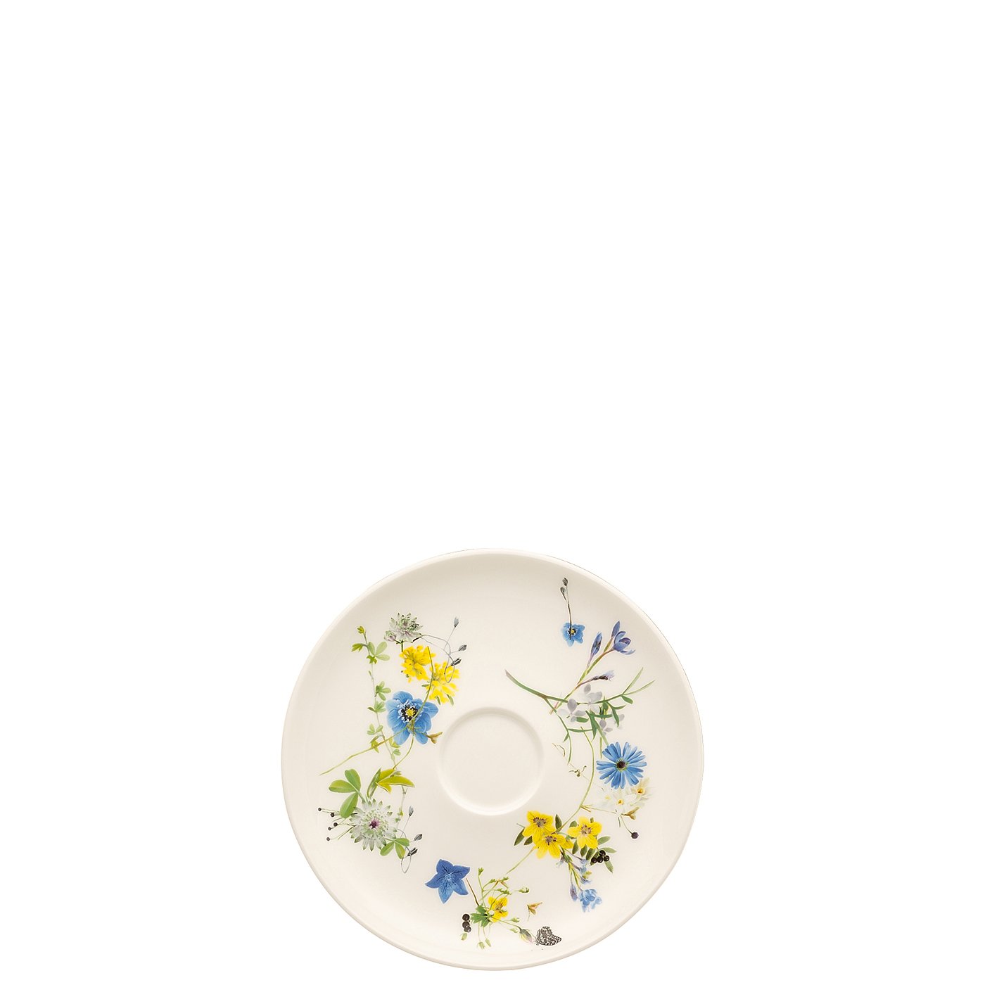 Rosenthal Brillance Fleurs des Alpes Coffee Saucer Coup