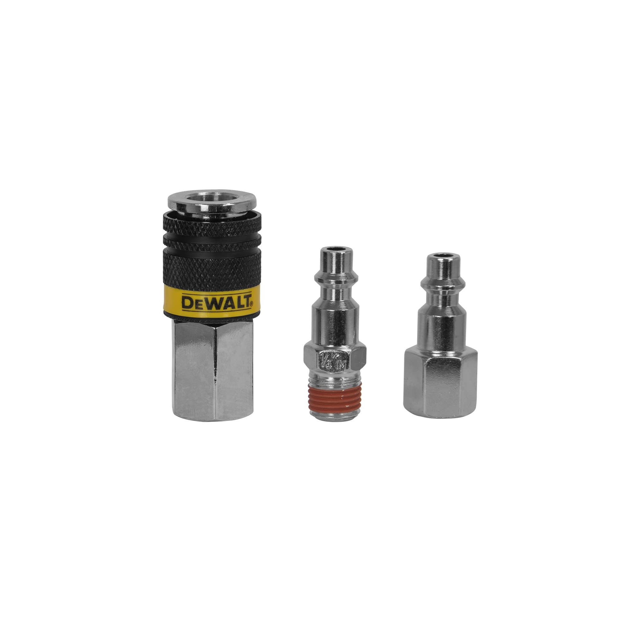 majy n.　1207 DEWALT 3pc 1/4-Inch NPT Industrial Coupler (1pc) & Plug