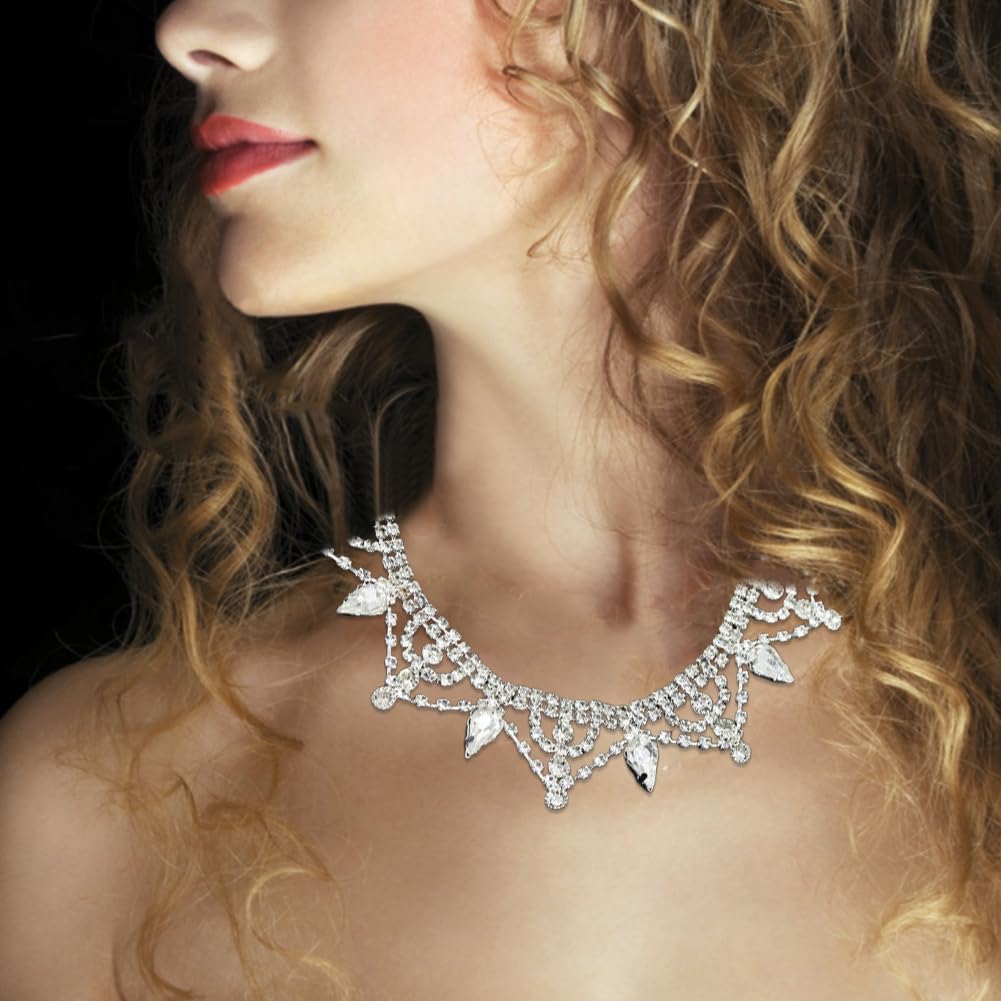 1 Yard Rhinestone Trim, Crystal Rhinestone Chain Applique, Ideal for DIY Decoration and Wedding Clothing Embellishments