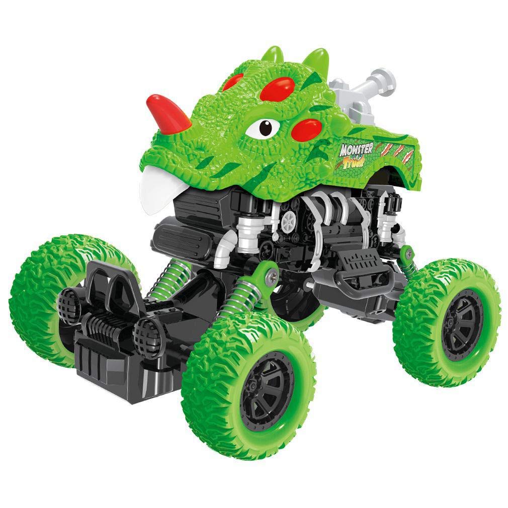 Volwco Monster Truck Toys, Pull Back Dinosaur Cars Monster Machines Toys With Big Tire Wheel, Creative Gifts For Kids Toddlers Boys Girls