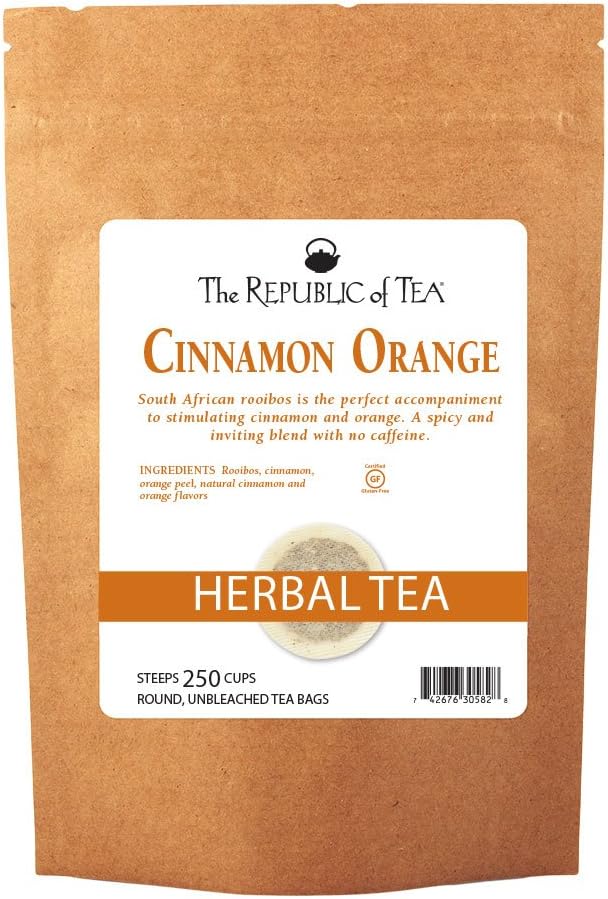 The Republic of Tea Cinnamon Orange Red Tea, 250 Tea Bags