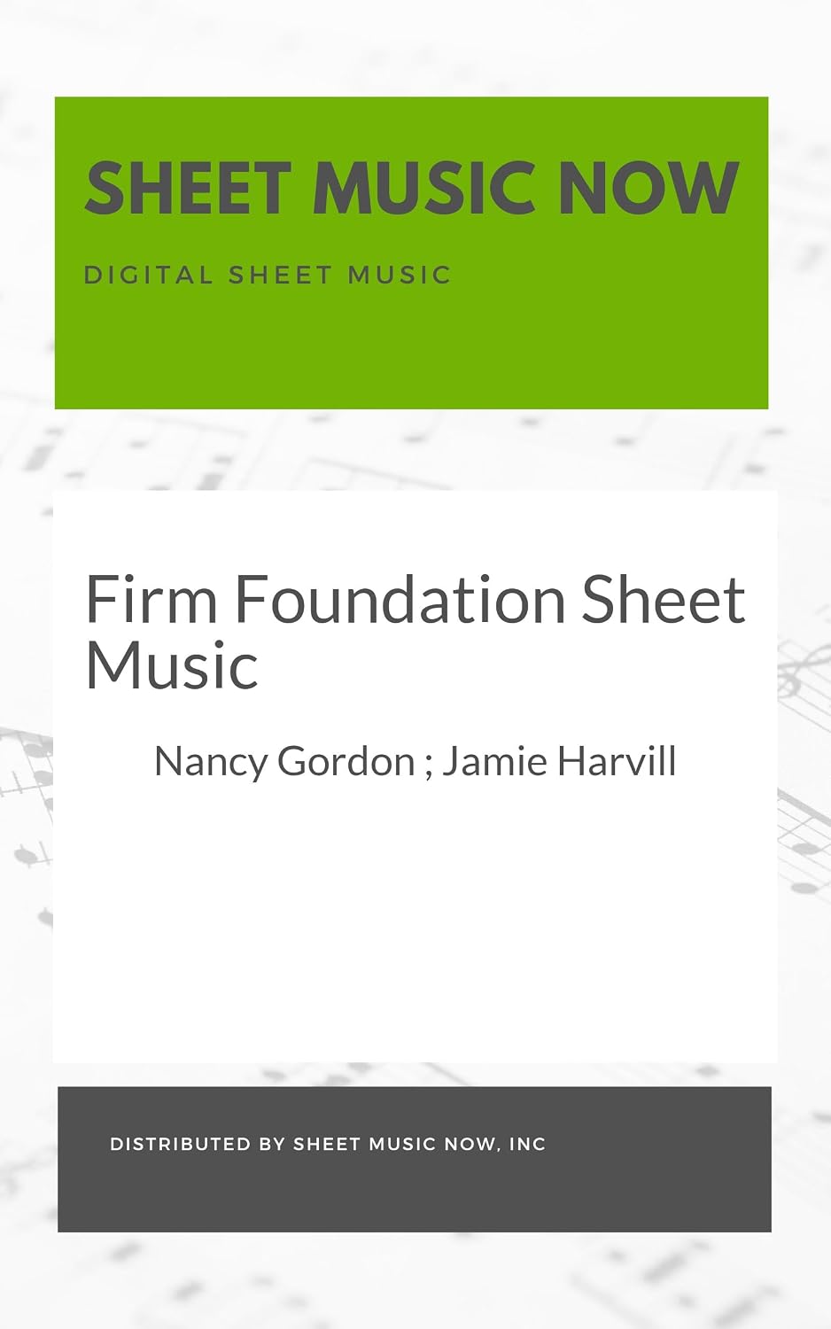 Firm Foundation Sheet Music