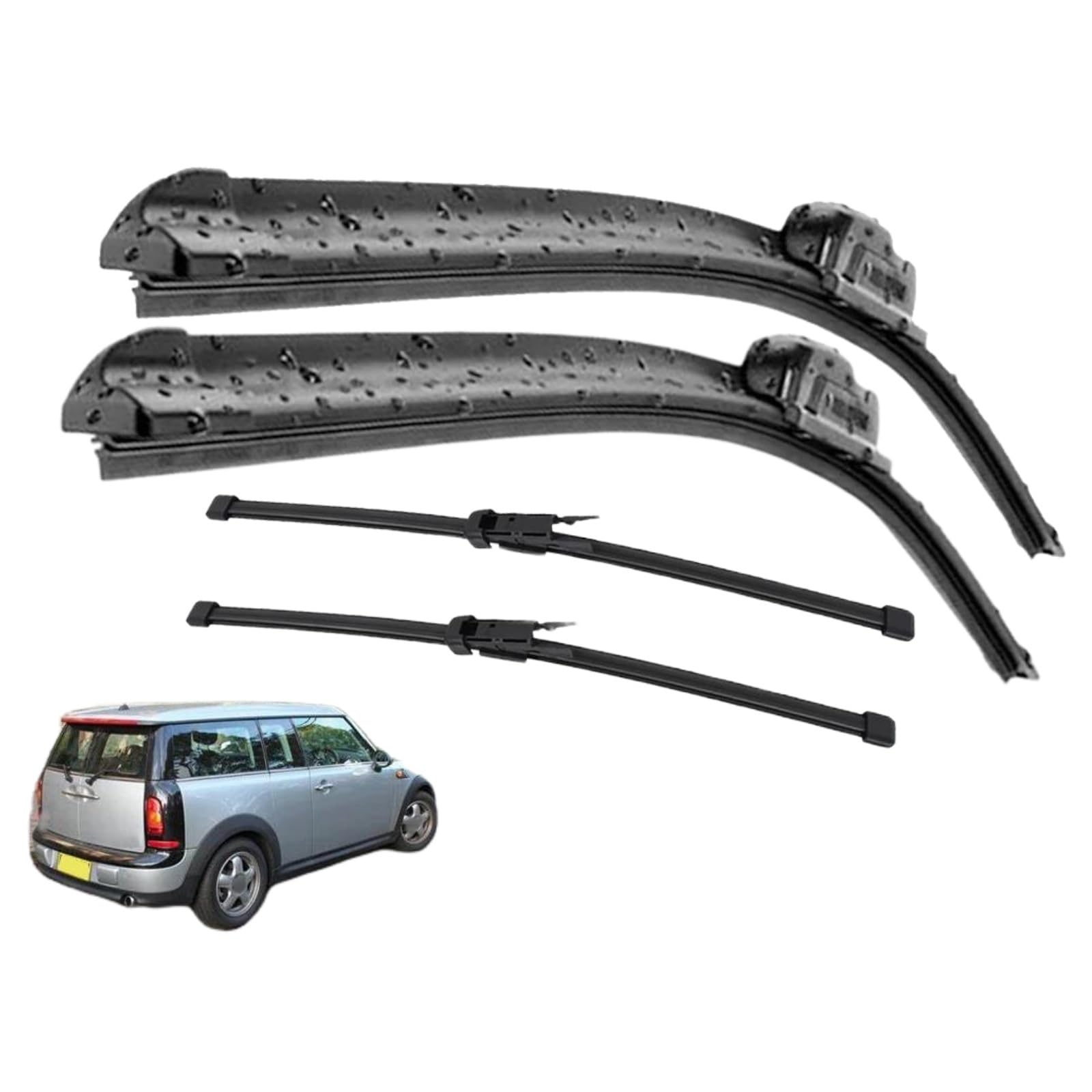 Auto Tergicristalli Per Mini Clubman R55 2007-2012 19"+18"+12"+12" spazzole tergicristallo