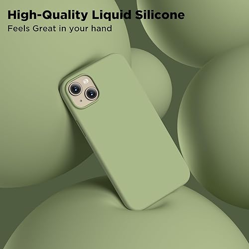 Miniatura 4 de Funda de silicona para iPhone 15 Plus, cubierta protectora de cuerpo completo, forro de microfibra suave antiarañazos, funda delgada ultrafina para