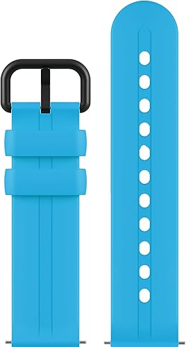 Gabb Correa estilo reloj (azul) - Correa de reloj de repuesto para niños, flexible, impermeable, silicona suave para todos los relojes, fácilmente
