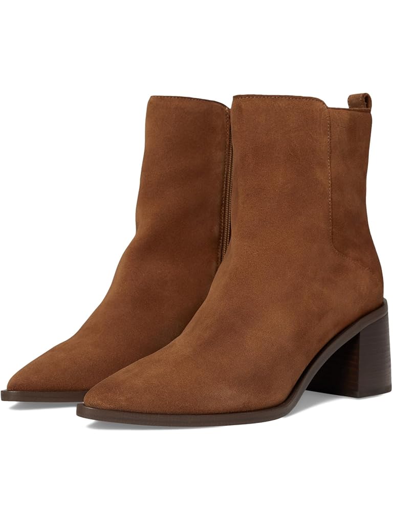 Brown Vince Camuto Lorelai Block Heel Bootie