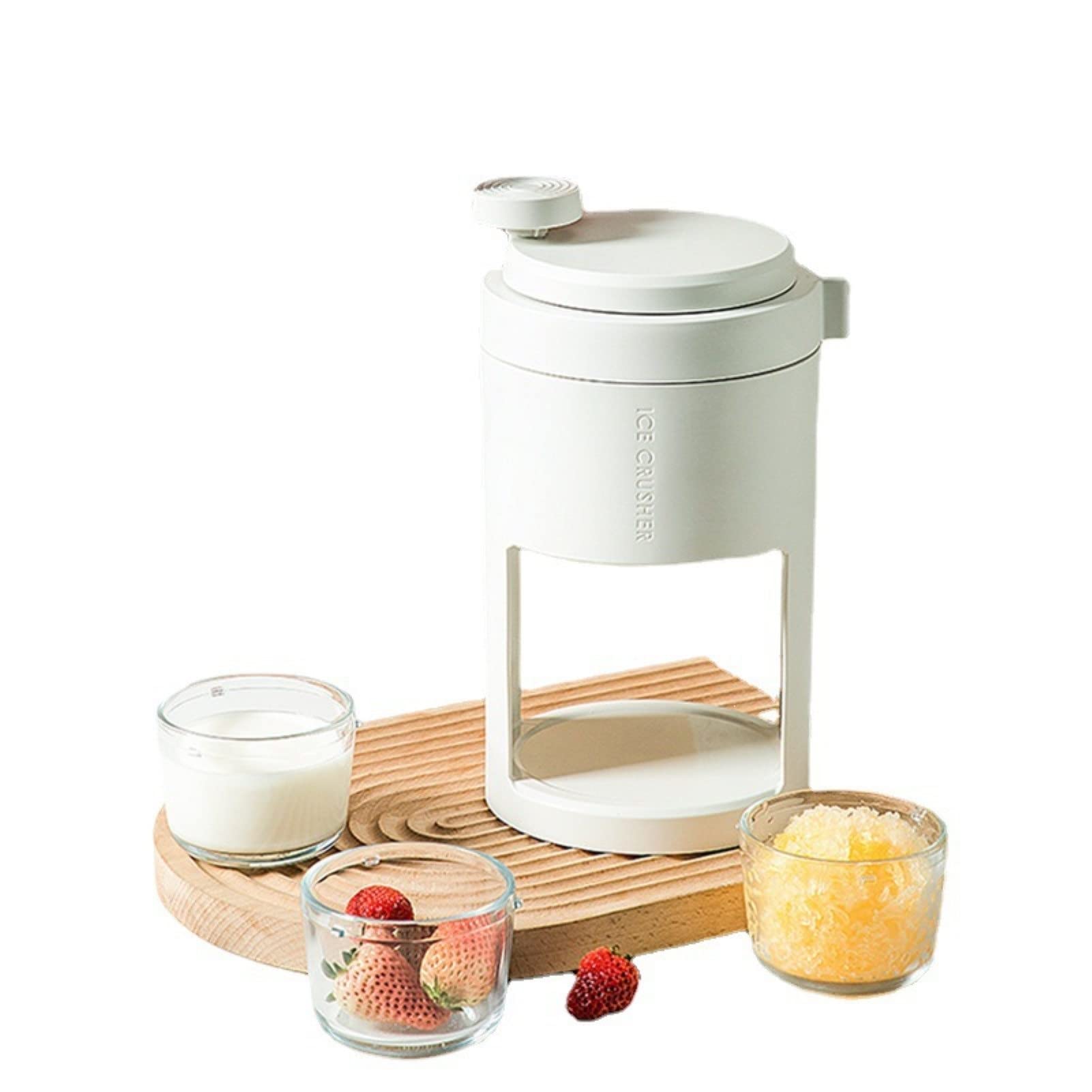 FAXIOAWA Maniglia Manuale Fai da Te tritaghiaccio Mini tritaghiaccio Tritatutto Estivo Must-Have Manuale Cono di Neve frullatore creatore di Blocchi di Ghiaccio Che rompe la Granita
