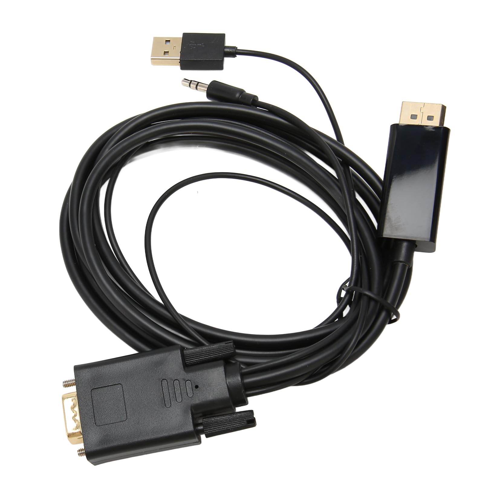 Jiawu Cable Adaptador de VGA a con para PC Portátil Monitor