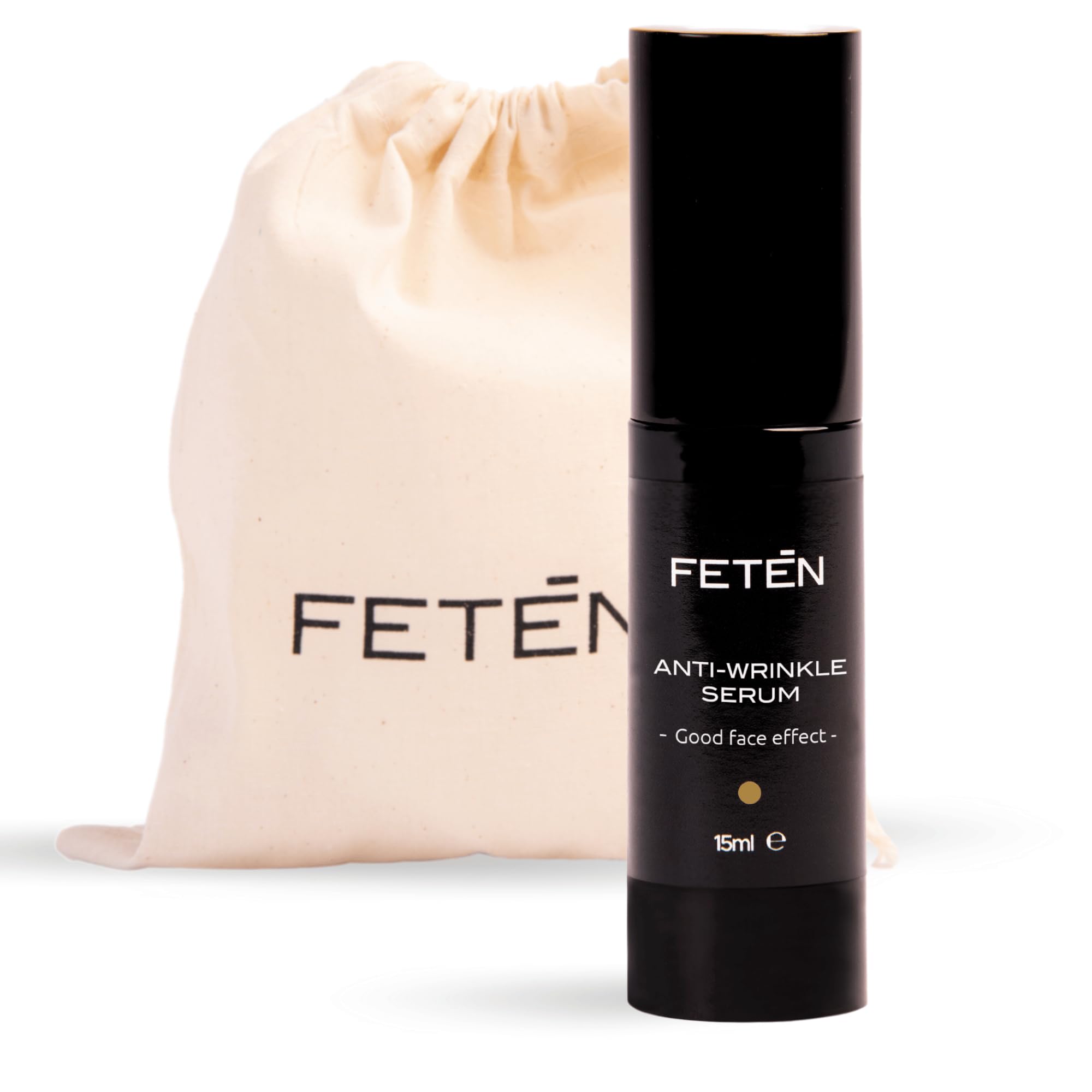FETĒN Sérum Vitamina C y Retinol Hombre – Skincare antiedad, sérum facial antiarrugas para la cara y contorno de ojos, crema facial suero iluminador antioxidante, rutina cuidado de la piel