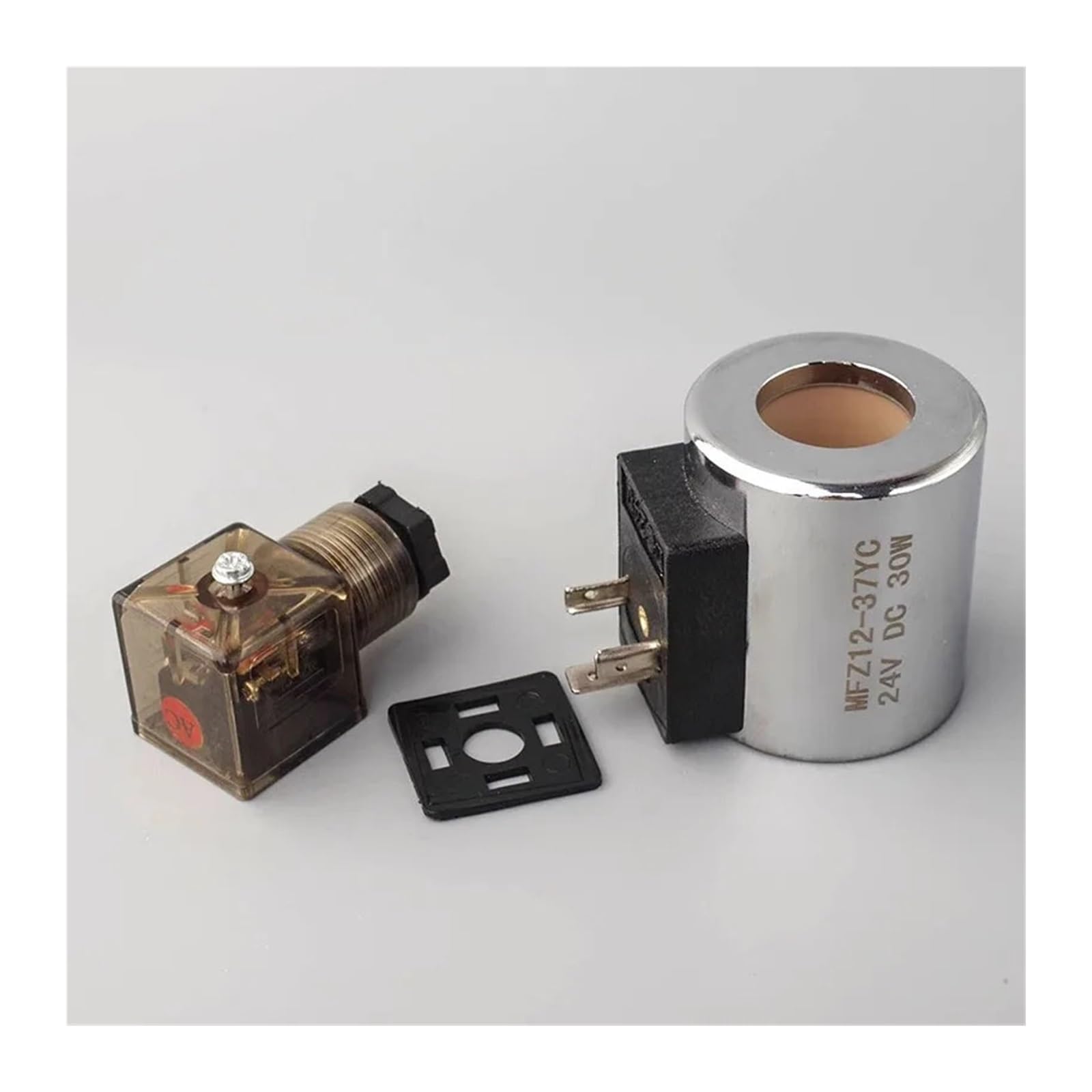 NYRXRYTCA 1pcs Hydraulic Solenoid Valve Coil MFB12-37YC MFZ12-37YC Inner Diameter 23 high 51mm 30W(MFZ12-37YC DC48V)