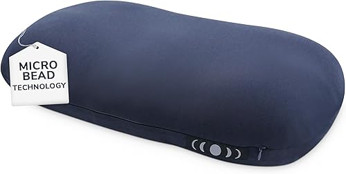 Miniatura 7 de Almohada Moon Pod para dormir de espalda, estómago y de lado, almohada 4D (gris espacial) - Almohada de cama ergonómica para aliviar el dolor de