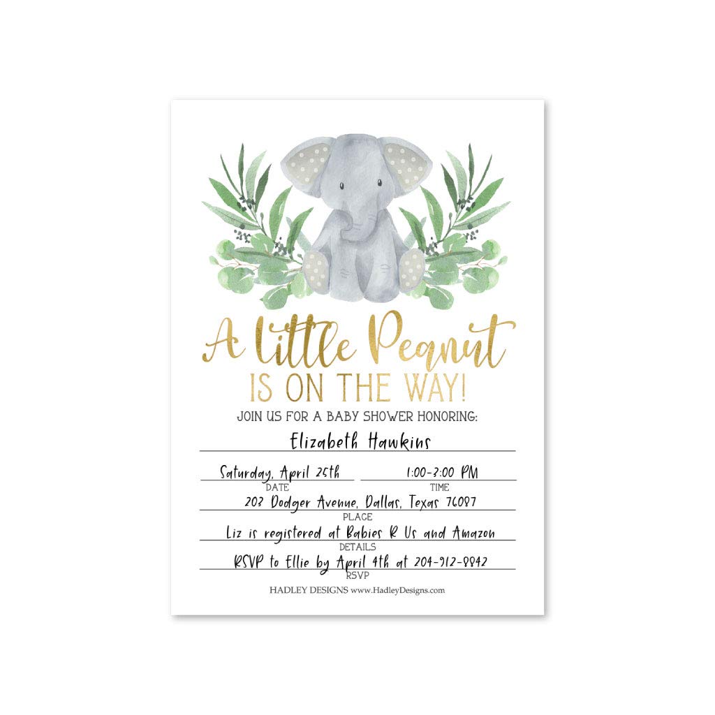 Gender Safari Baby Invitations Deluxe Safari Jungle Baby Shower Invitations  Gender Neutral For Boys, Girls, Or, image size:1024x1024