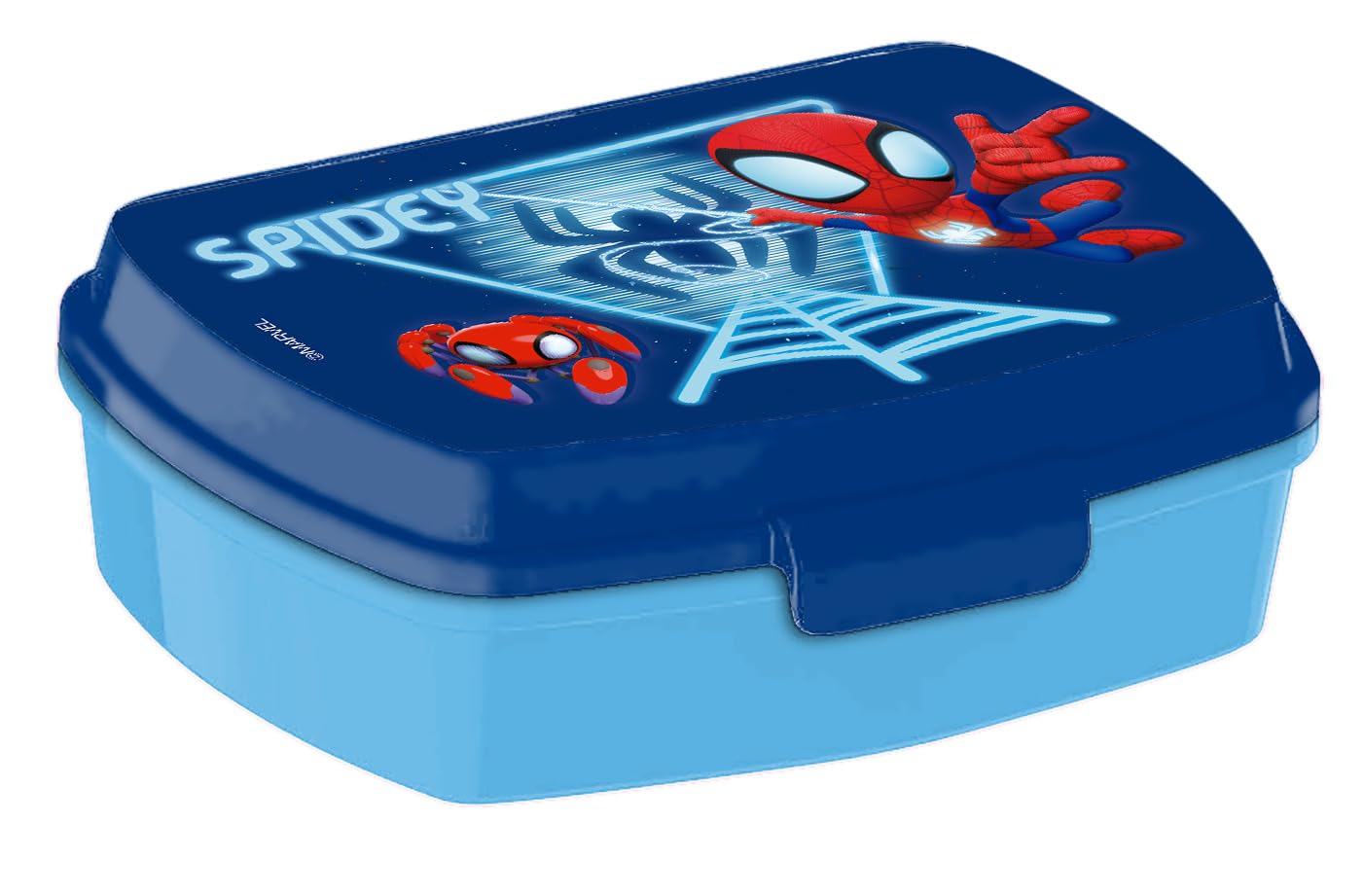 Kids Licensing - Botella de Aluminio Spidey 500ml + Sandwichera