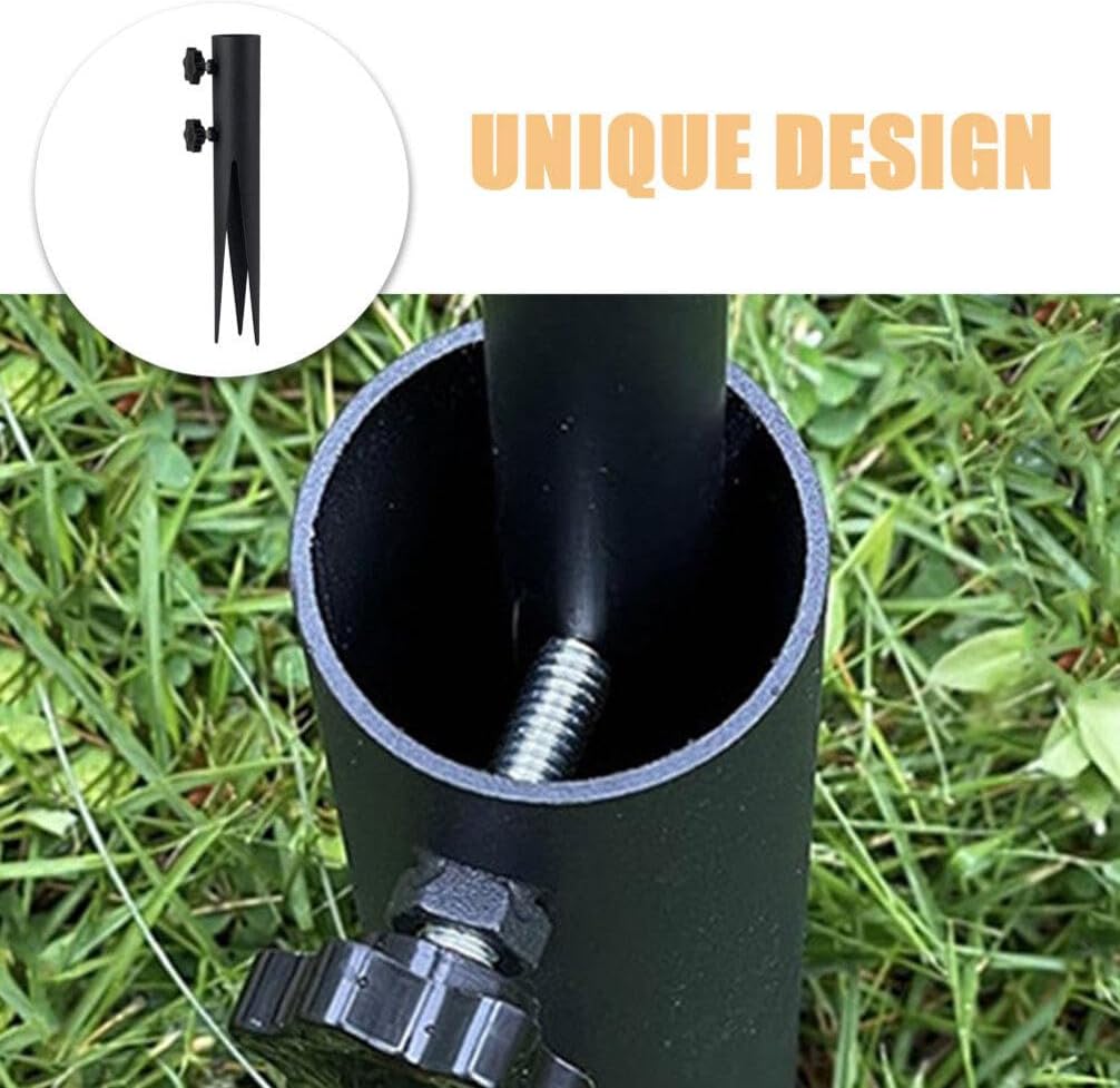 4pcs Metal Ground Stakes for Solar Lights Replacement Stakes for Garden Pathway Wind Resistant Light Holders for Outdoor Decor and Landscape Lighting