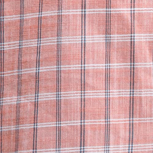 Image of Colorplus Men's Pure Cotton Checks Pattern Classic Fit Spread Collar Half Sleeve Casual Shirt