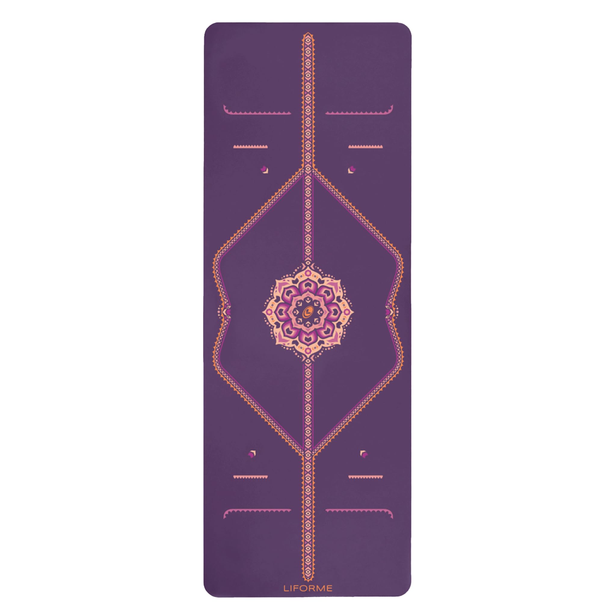 Liforme - Esterilla de yoga con diseño de loto floreciente
