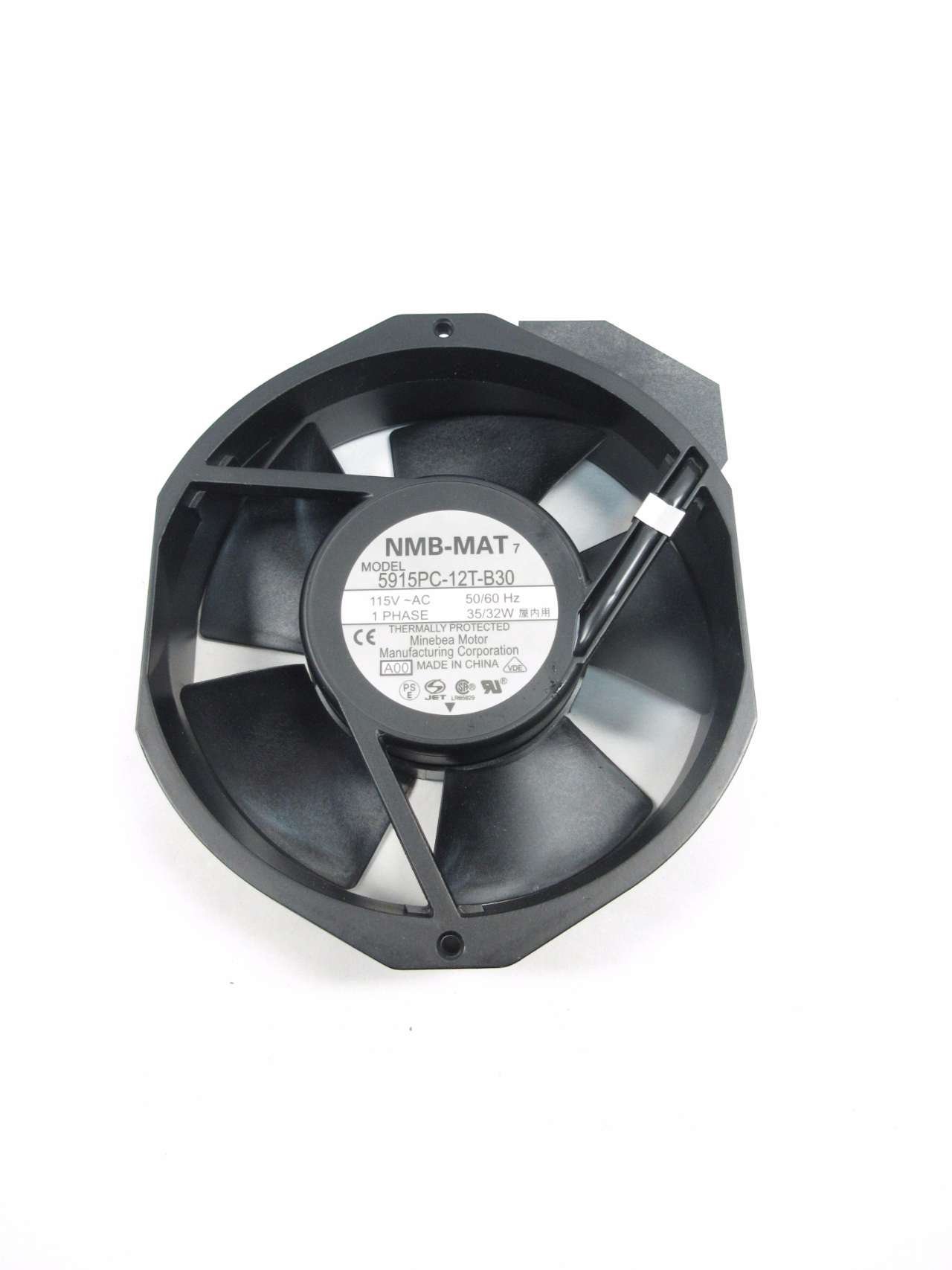 For NMB MAT 5915PC 12T B30 A00 Fan 115V 50/60Hz 35/32W 5915PC 12T B30