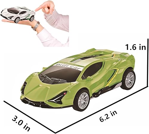 Miniatura 9 de Johehe Inertia Drift - Juguete de automóvil para niños de 3 a 6 años modelo de automóvil para niños y niñas paquete de 2 vehículos de acrobacias de