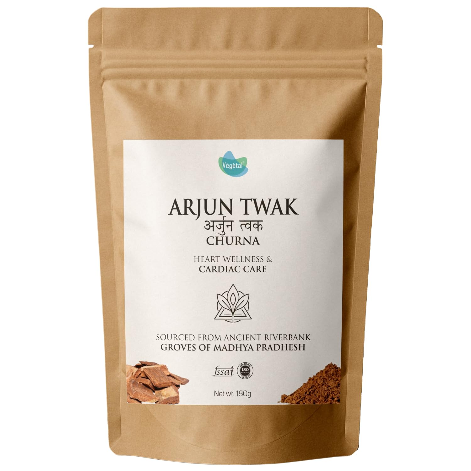 Vegetal Arjun Twak Churna Arjuna Bark Powder 180g