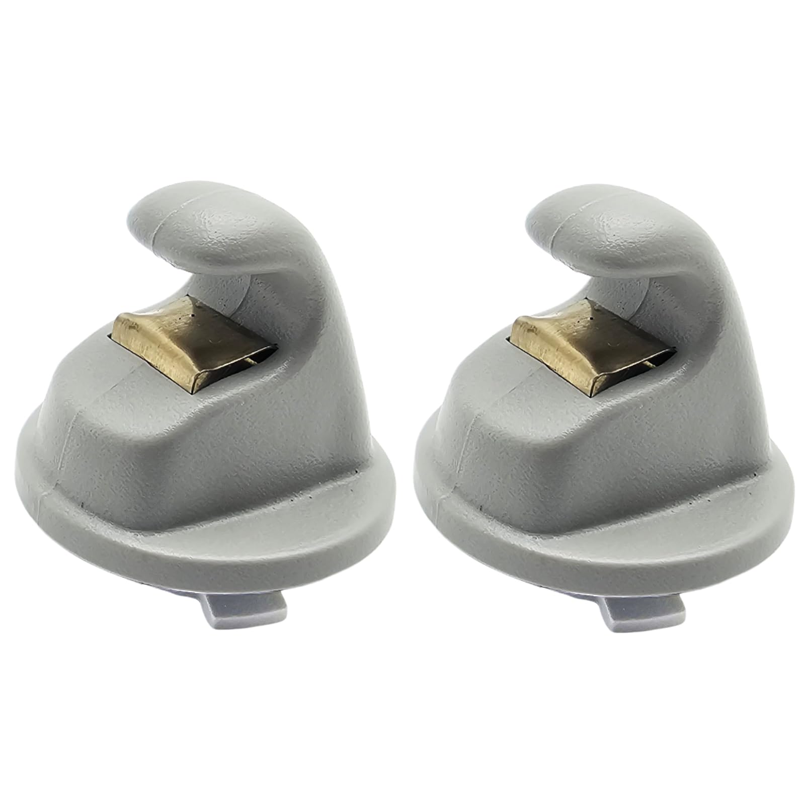2PCS Interior Sun Visor Hook Clip Brackets/Sun Visor Clips Compatible with 2019-2024 VW Atlas 2016-2022 Tiguan 2014-2020 Passat 2012-2021 Golf MK7/MK8 2016-2024