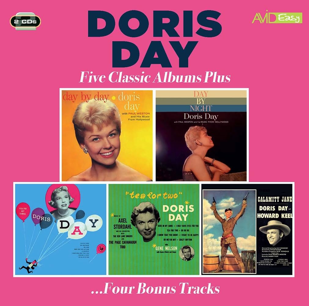 Doris Day Five Classic Albums Plus 2-CD NEW SEALED 2024 Remastered Calamity Jane