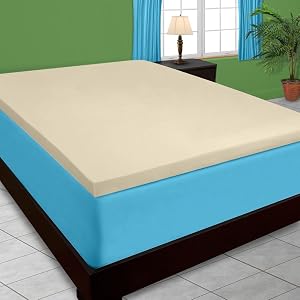 American DreamDNA 3lb California King Size 2 25 Made Visco Elastic Memory Foam Mattress Topper