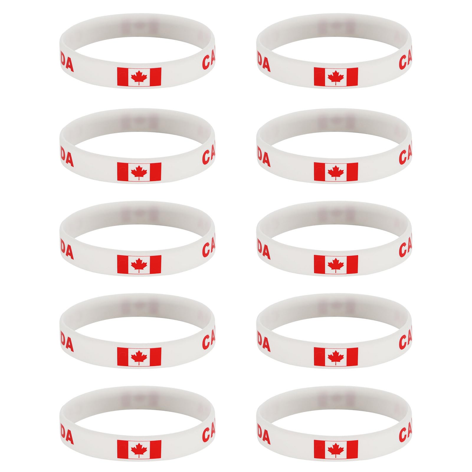 kmgfsd 10 Piece 2026 Year Soccer Event Wristbands Wrist Chain with 2026 Competing Countries Flags for Fan Collaboration Silicone Wristbands
