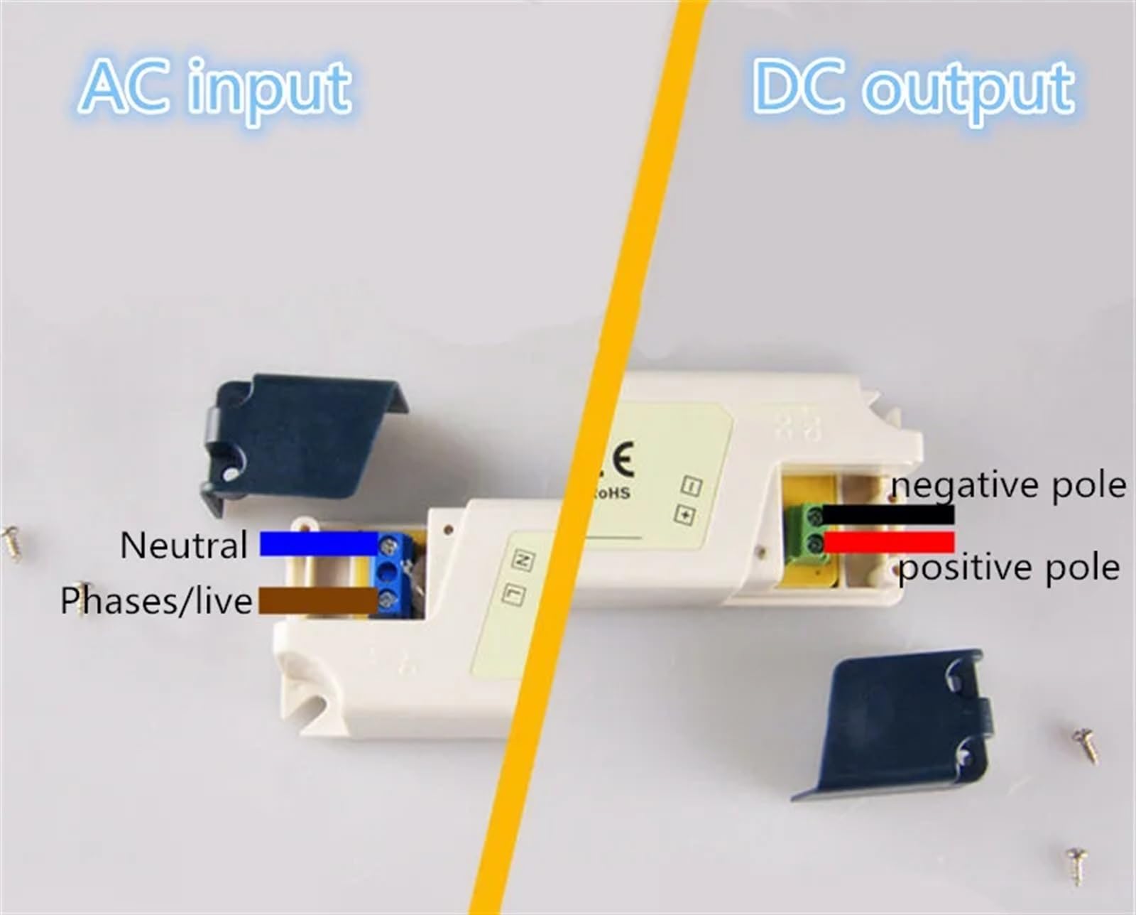 Driver LED Alimentatori Switching 12 V 15 W 1 A Trasformatori di Illuminazione 110 V 220 V CA/CC Contenitore Pieno