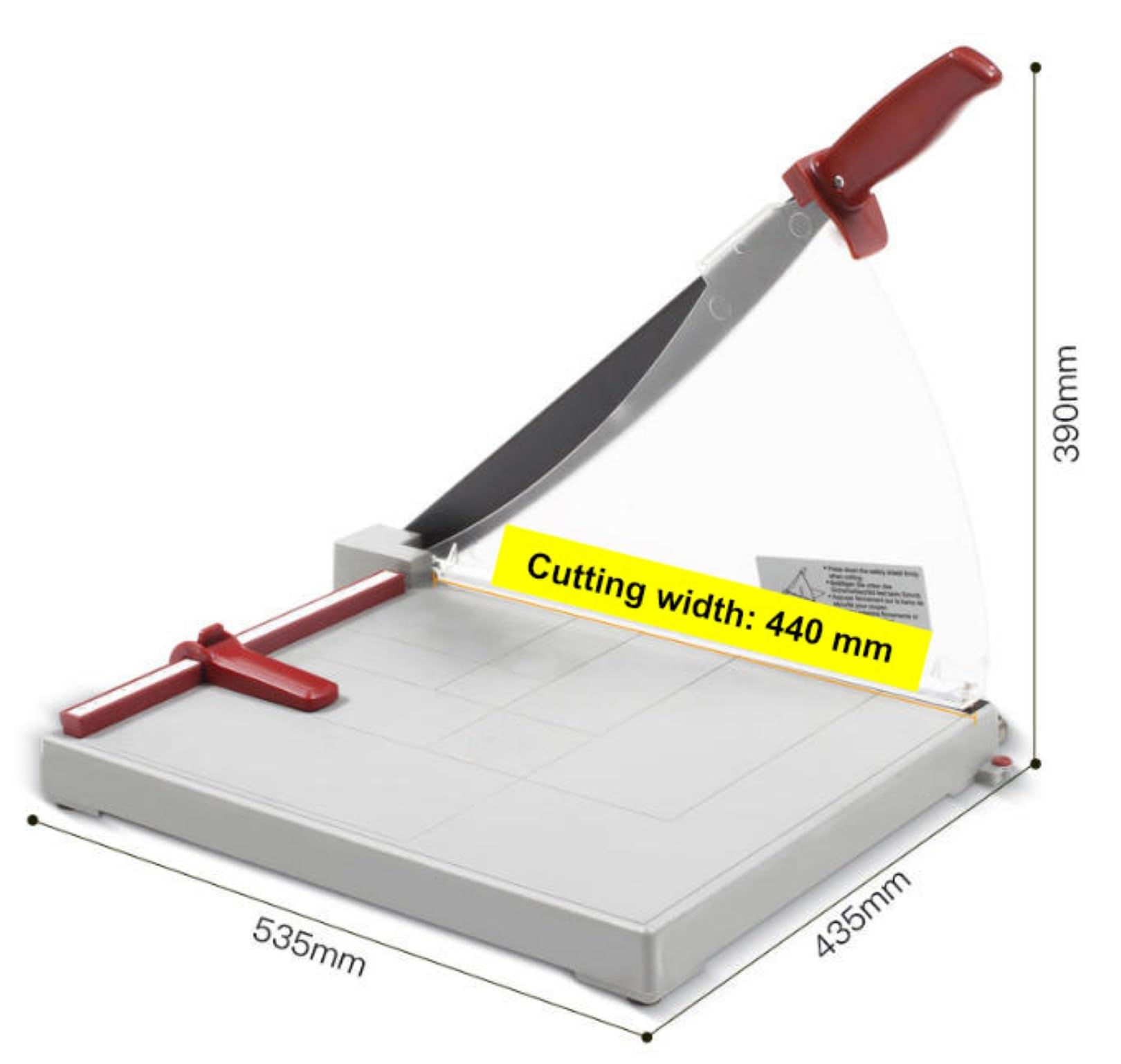 Taglierina per carta, A4/A3, resistente, per tagli netti su carta, foto, cartone, ideale per casa e ufficio