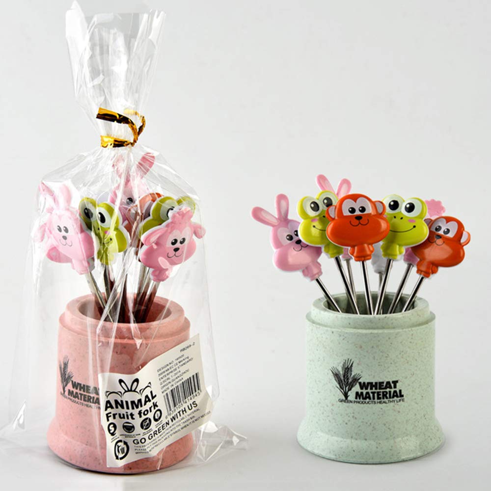 Forchette Da Cocktail In Acciaio Inossidabile - 16 Pezzi Con Design A Animali Per Frutta, Dessert E Feste - Foto 4