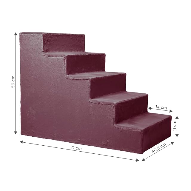 Foto 4 de 5 de MG Design Escalera para Mascotas de Violeta - 5 peldaños