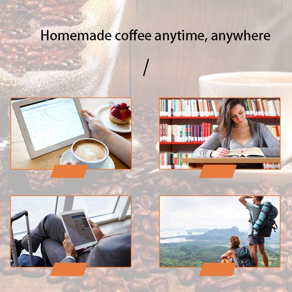 Cafetera, Cafetera con Filtro de café, Cafetera de Acero Inoxidable Negro y Cepillado, Mini cafetera Totalmente automática, 650 W, para Familia, Oficina, para Cocina Espresso Interesting