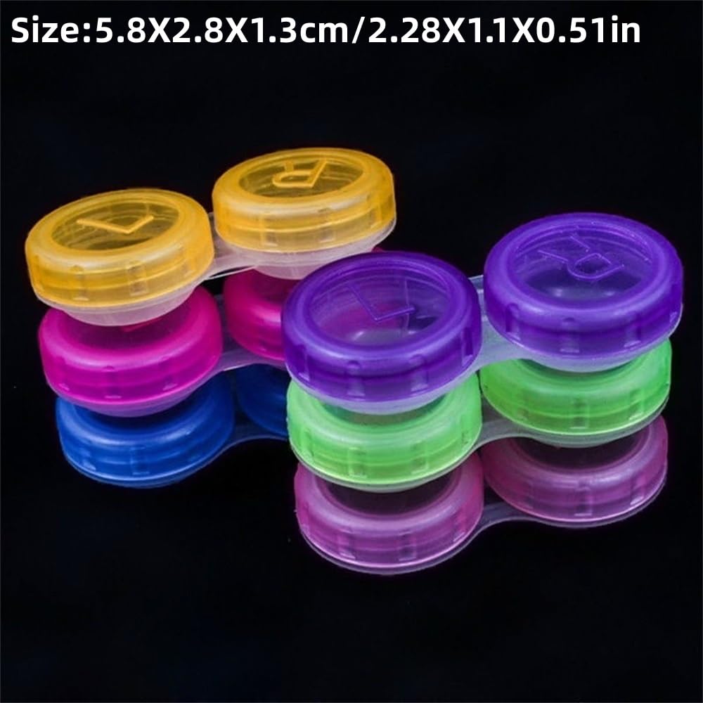 Astuccio per lenti a contatto, Custodie for lenti a contatto Trasparenti Kit di conservazione da viaggio 30 o 50 pezzi(50pcs)