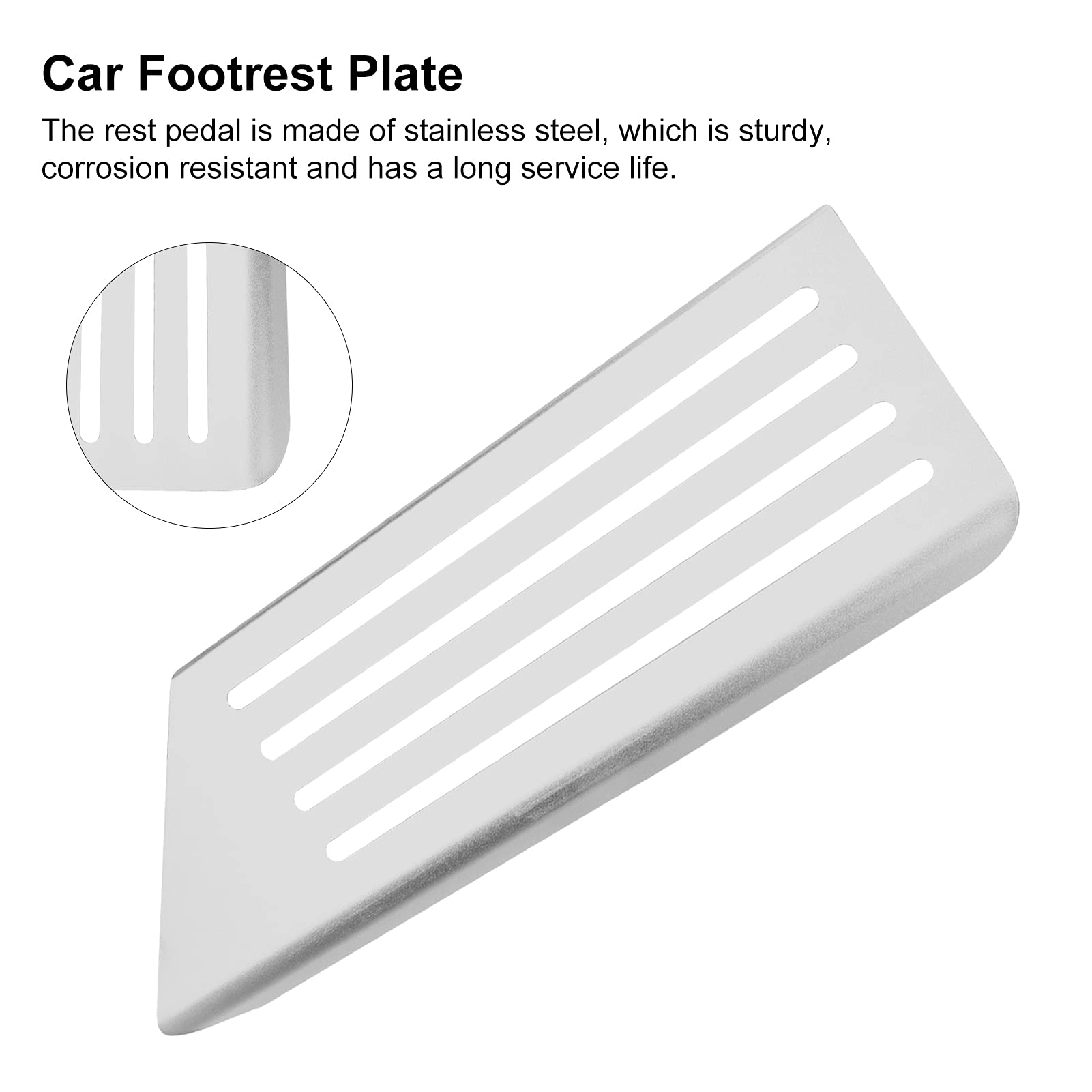 Edelstahl Ruhepedal Für Tesla Model 3 - Einfache Klebeinstallation