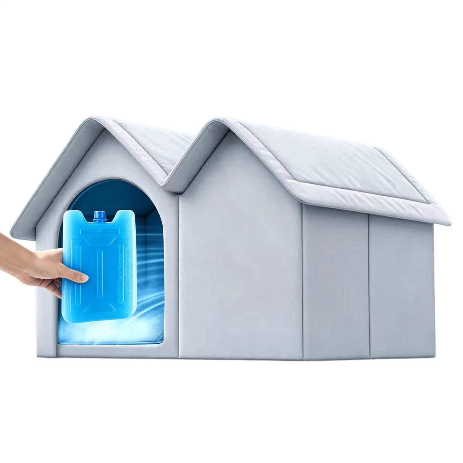 Niche pour Chien AC Enclos Isolé en Tissu Oxford