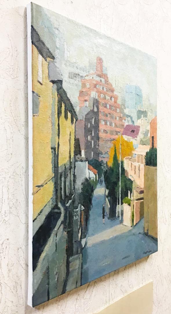 絵画 362 油絵/風景/東京の街景/乃木坂/赤坂/P15号 - 美術品