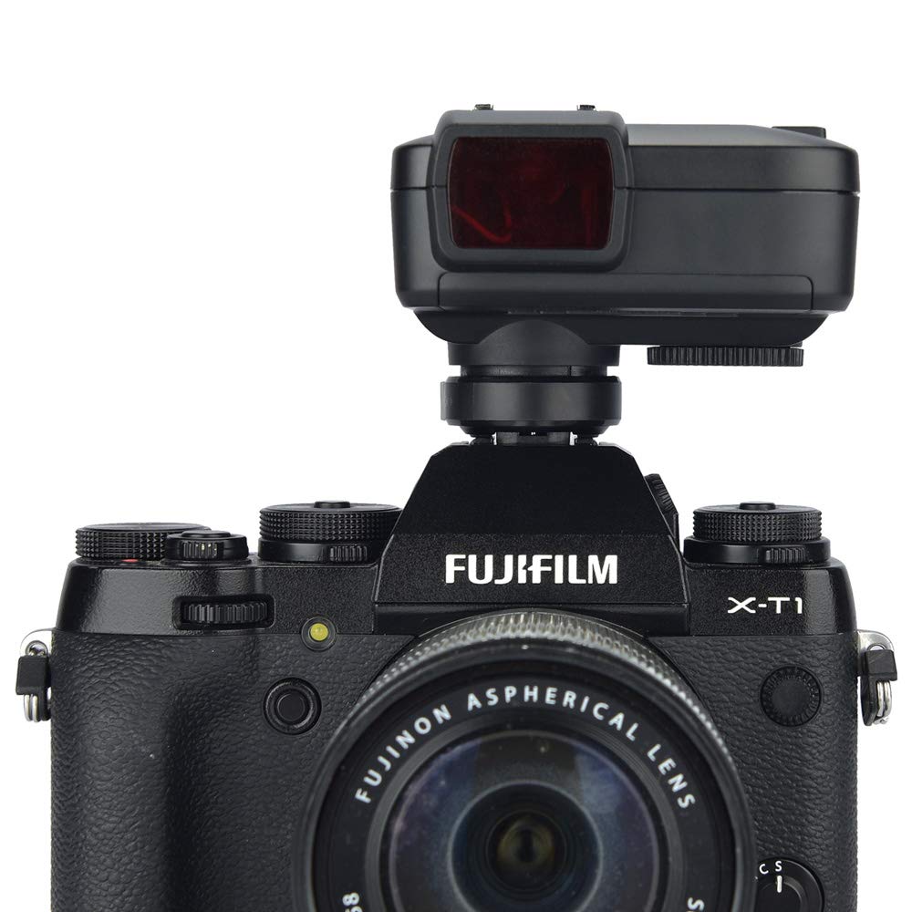 Godox X2T-F Disparador para Fuji, 2.4G Transmisor de Disparo de Flash inalámbrico para Fuji con TTL II HSS 1 / 8000s Función de Grupo LED Panel de Control Actualización de firmware
