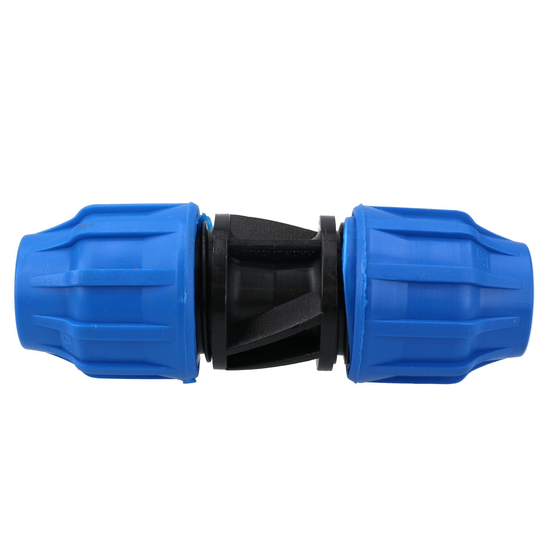 20 x 20 mm MDPE Conector de acoplamiento de compresión de tubo recto 10 unidades
