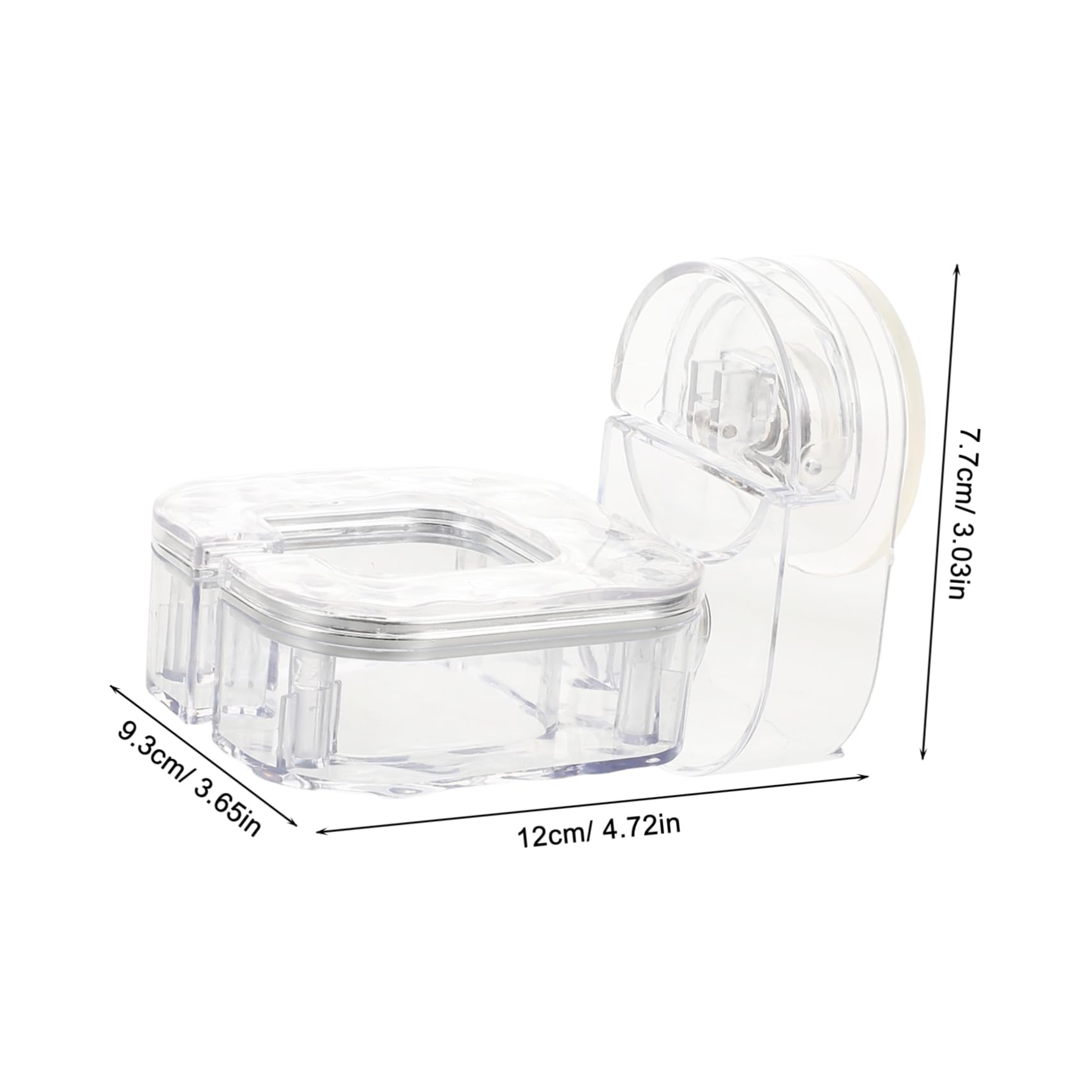 Hohopeti Bathroom Hair Dryer Rack Drying Rack Stand Suction Cup Wall Mountable Rotating Holder for Blow Dryer Styling Tools Storage