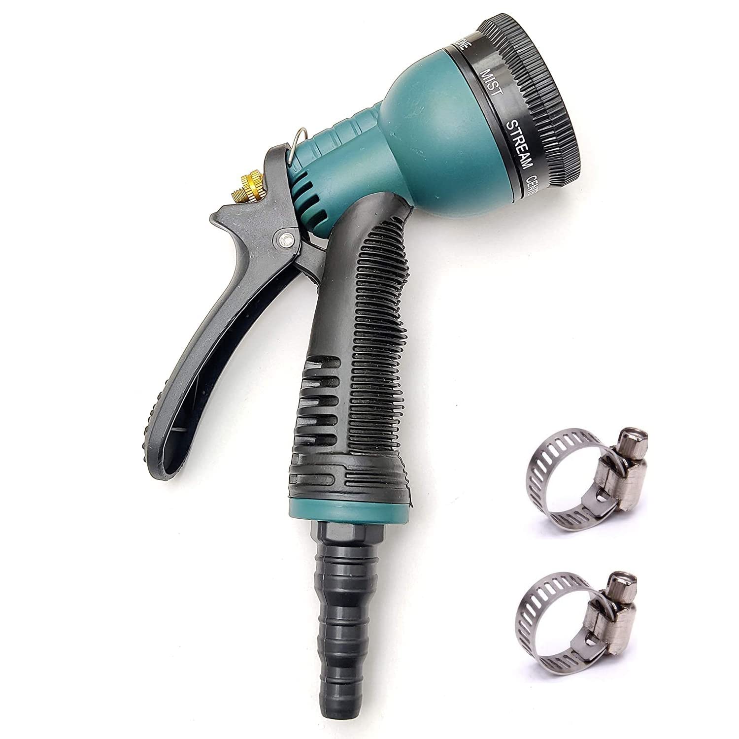 SILENCIO Garden Hose 8 Pattern High Pressure Garden Hose Nozzle Water Spray Gun with Leak Proof 2 Pcs Metal Grip Lock Gardening Washing 8 Pattern Gun (8-Pattern) (B0BMXS64LV) Amazon Price History, Amazon Price Tracker
