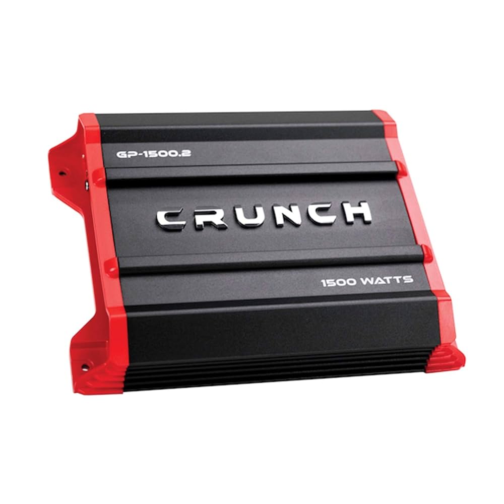 【完動品】CRUNCH PZ-1520.2 アンプ 1500ワット 完動品】CRUNCH PZ-1520.2 アンプ 1500ワット