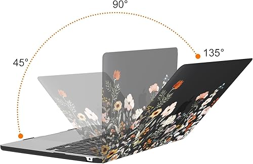 Miniatura 3 de MOSISO Funda compatible con MacBook Air de 13.6 pulgadas, versión 2022 2023, chip A2681 M2 con Touch ID, carcasa rígida de plástico con diseño de