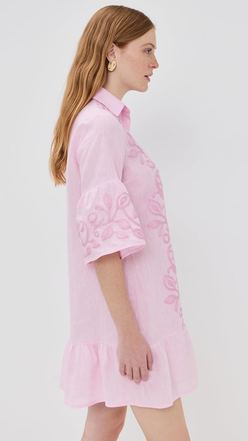 Temptation Positano Women's Enza Embroidered Mini Dress - Image 3