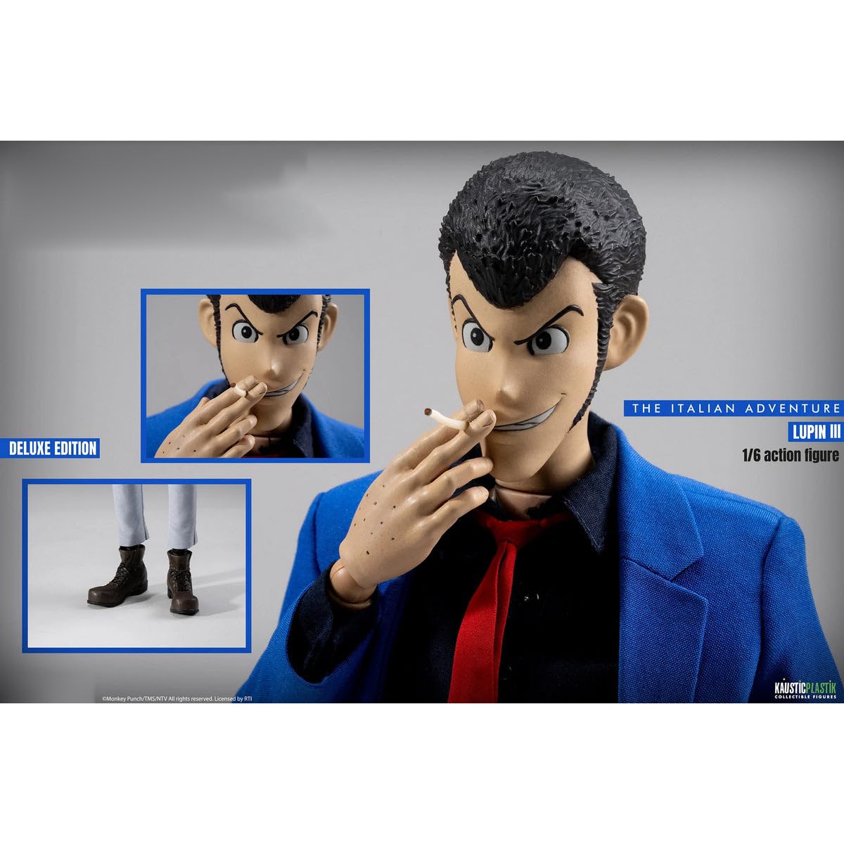 HiPlay Infinite 1/6 Lupin III L’Avventura Italiana: Lupin Sansei Edizione Deluxe Figure d'Azione Personaggi Anime