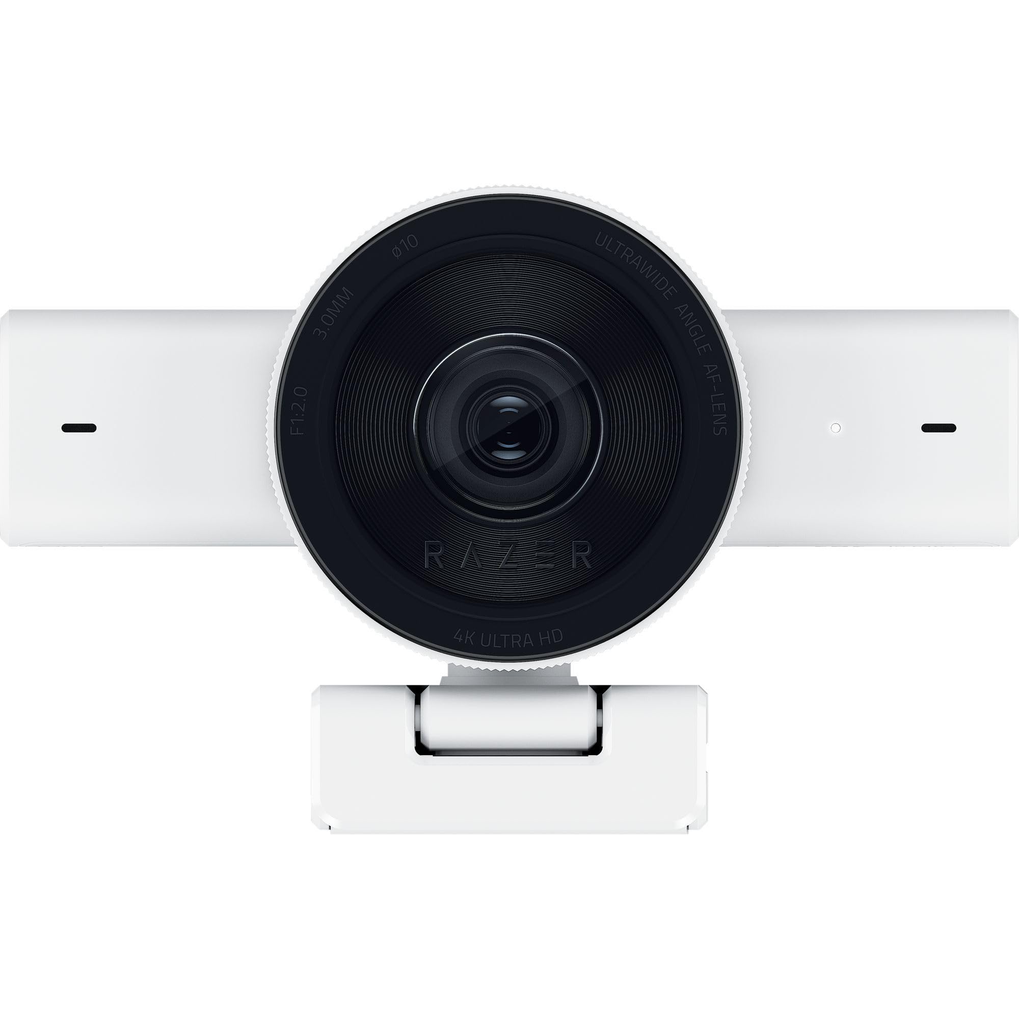 Razer Webcam de Streaming Kiyo V2 : 4K 30 FPS, 1080p 60 FPS - Cadrage Automatique alimenté par l'IA - Microphone intégré - Objectif d'angle Ultra Large - Protection de la Vie privée - Fonctionne avec