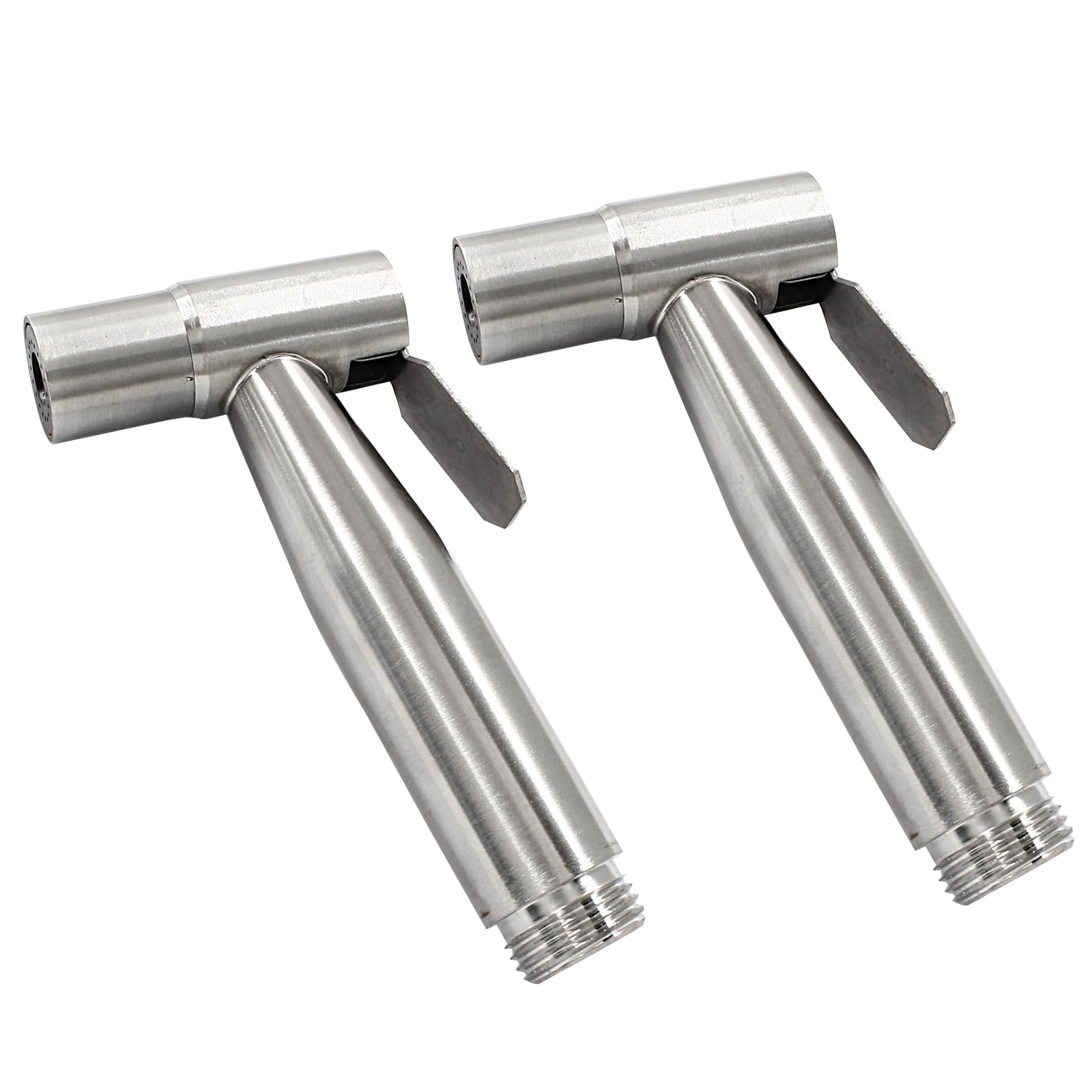 2 Pieces Bidet Sprayer Head Stainless Steel Handheld Toilet Bidet Sprayer Portable Pet Shower Seat Bidet Attachment Personal