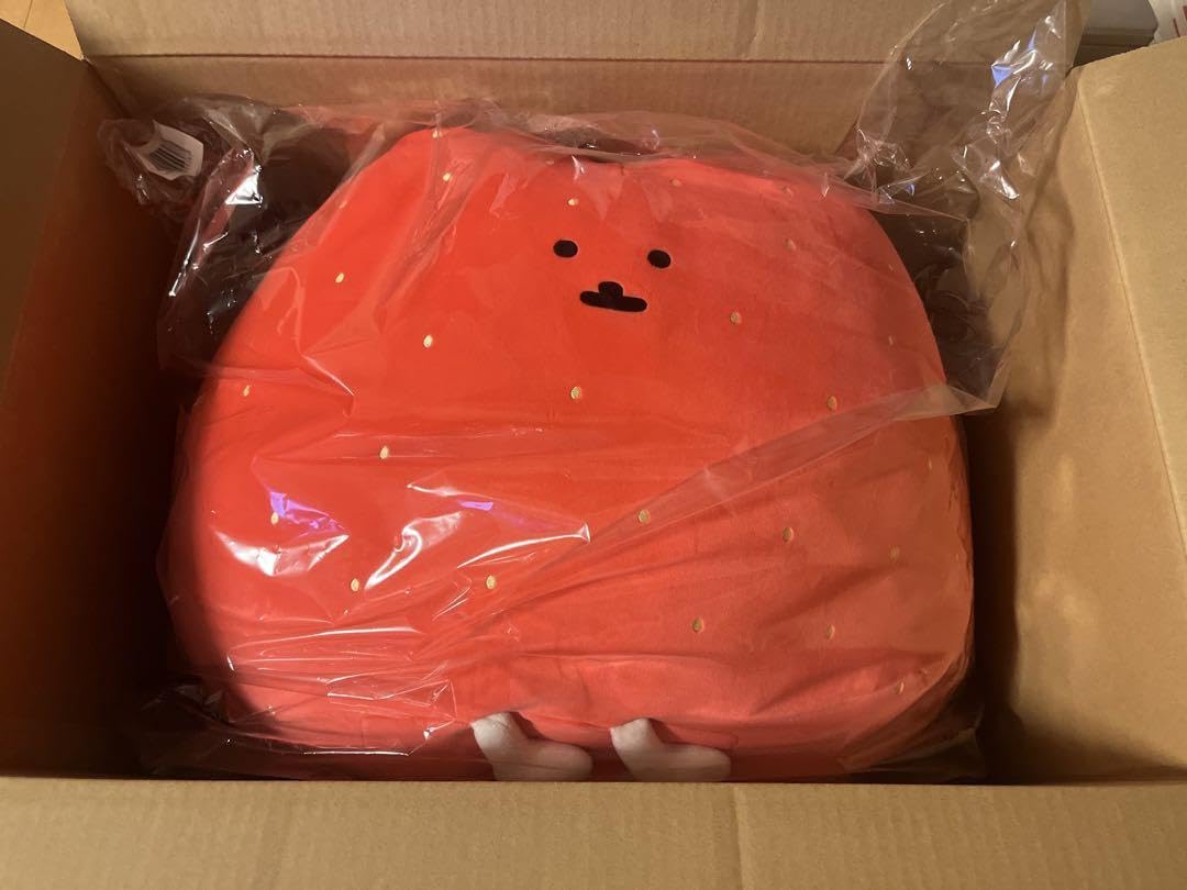 Amazon.co.jp: ナガノいちごくじ A賞 超特大 いちごぬいぐるみ いちご