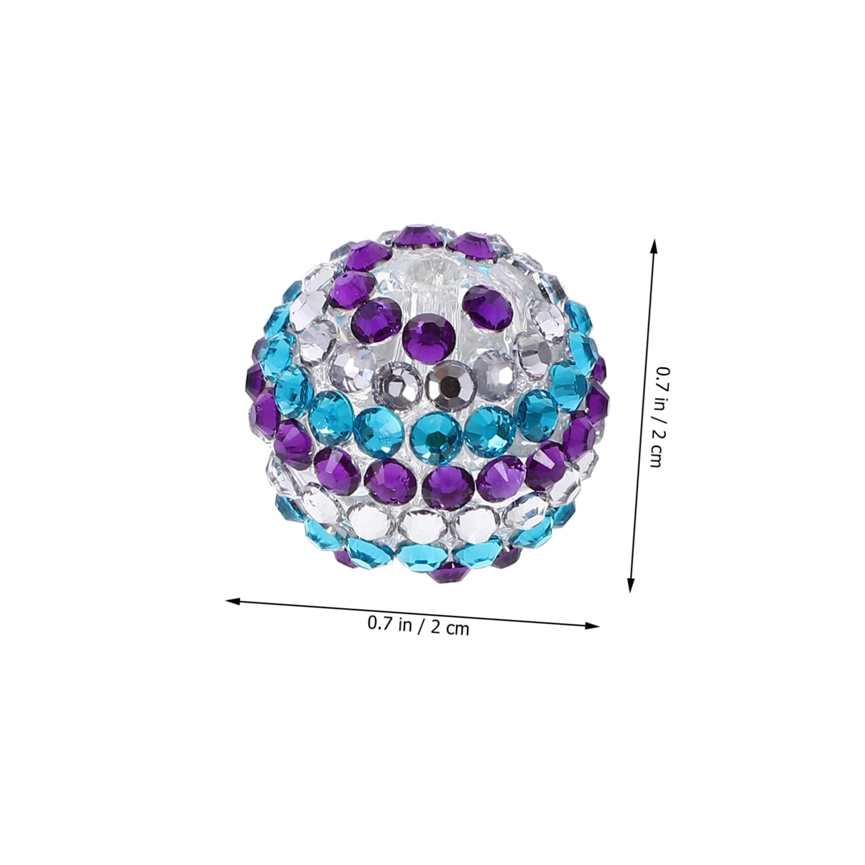 TEHAUX 250piezas Abalorios Acrílicos Para Manualidades De Para Fabricación De Joyas Para y Pulseras